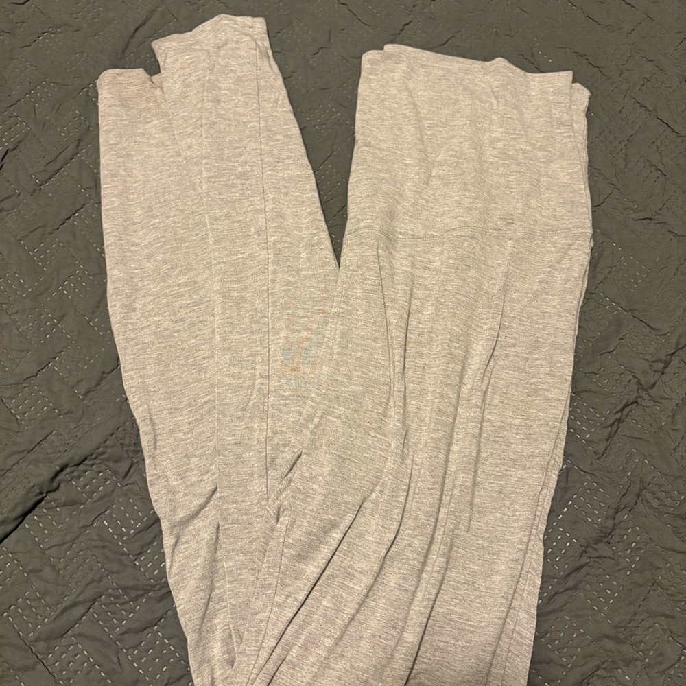 Motherhood Maternity Womens Gray Leggings Stretch Pants